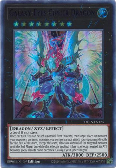 Galaxy-Eyes Cipher Dragon - DLCS-EN125 - Ultra Rare