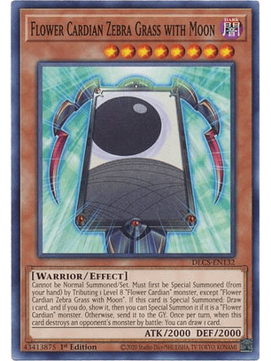 Flower Cardian Zebra Grass with Moon - DLCS-EN132 - Common 