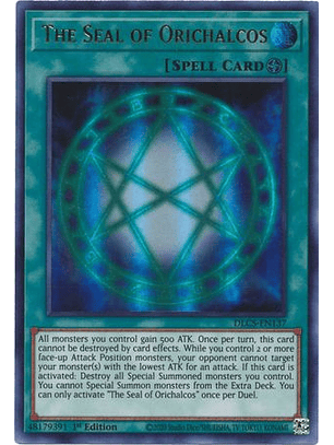 The Seal of Orichalcos - DLCS-EN137 - Ultra Rare