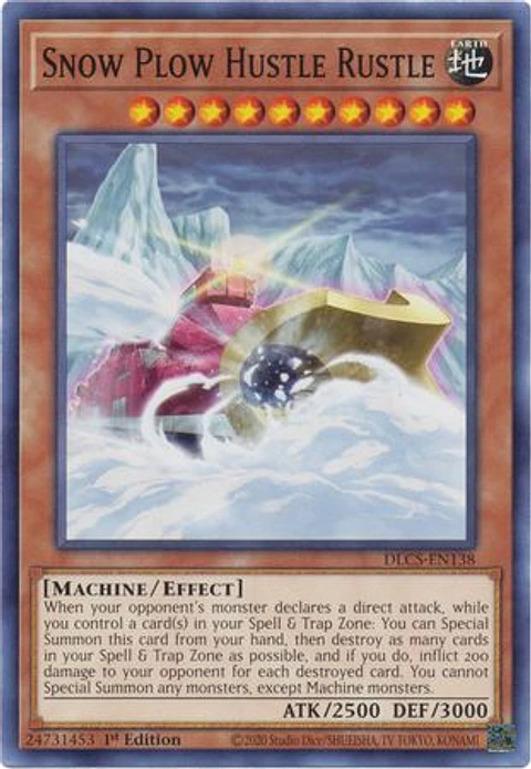Snow Plow Hustle Rustle - DLCS-EN138 - Common 