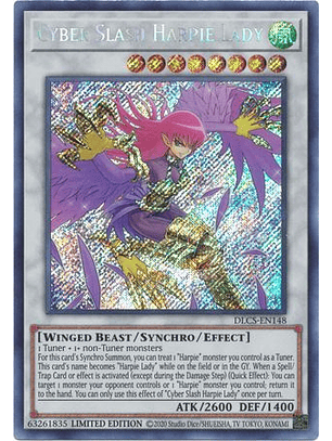 Cyber Slash Harpie Lady - DLCS-EN148 - Secret Rare