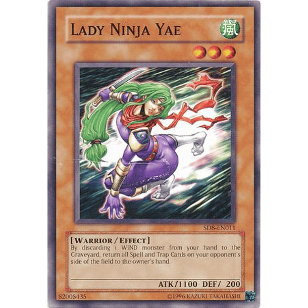 Lady Ninja Yae - SD8-EN011 - Common