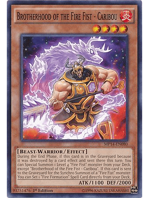 Brotherhood of the Fire Fist - Caribou - MP14-EN080 - Common