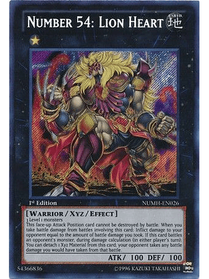 Number 54: Lion Heart - NUMH-EN026 - Secret Rare