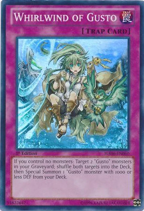 Whirlwind of Gusto - HA06-EN060 - Super Rare