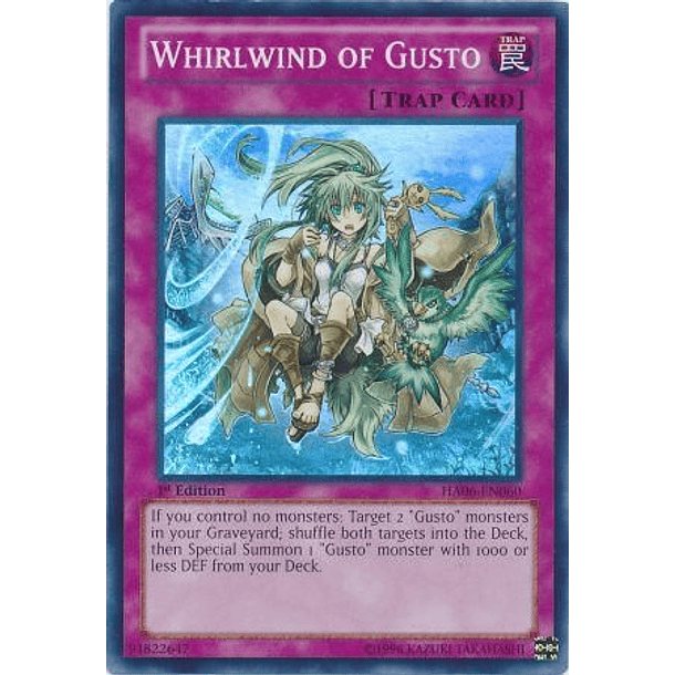 Whirlwind of Gusto - HA06-EN060 - Super Rare