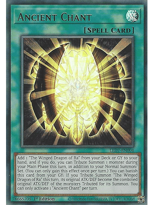Ancient Chant - LED7-EN004 - Ultra Rare