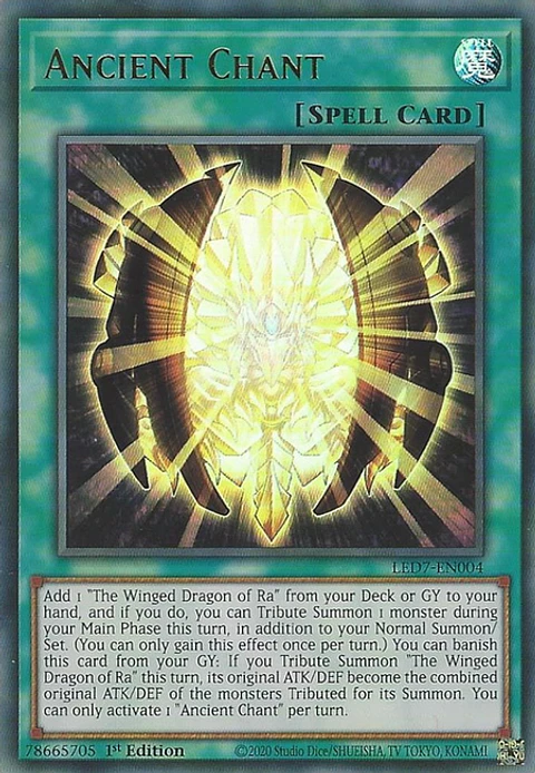 Ancient Chant - LED7-EN004 - Ultra Rare