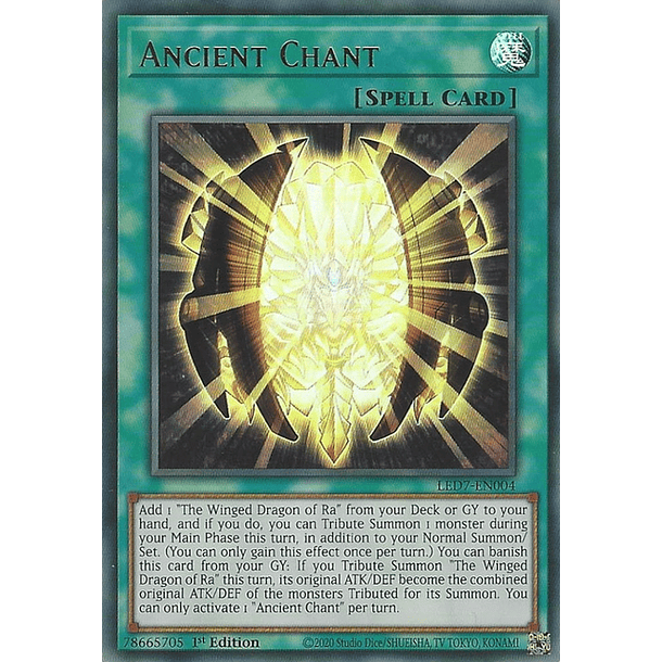 Ancient Chant - LED7-EN004 - Ultra Rare