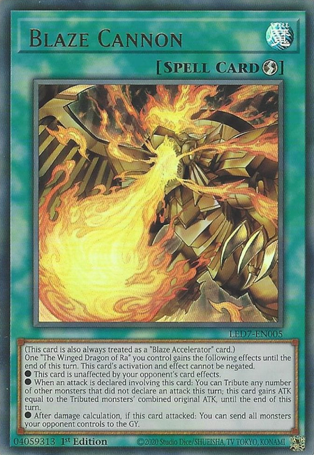 Blaze Cannon - LED7-EN005 - Ultra Rare 1
