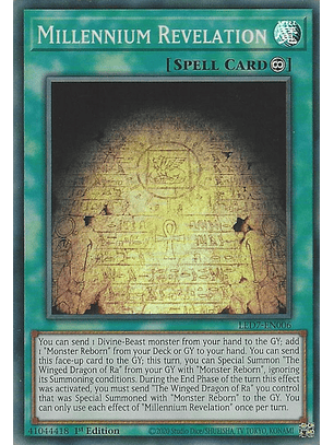 Millennium Revelation - LED7-EN006 - Super Rare 