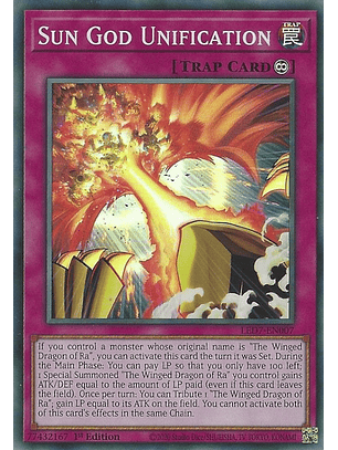 Sun God Unification - LED7-EN007 - Super Rare
