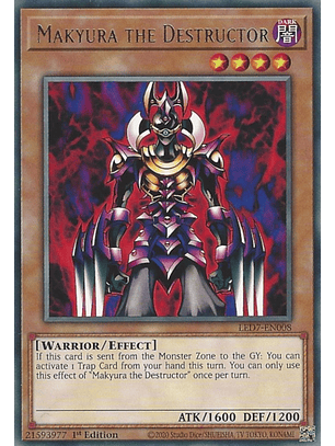 Makyura the Destructor - LED7-EN008 - Rare 
