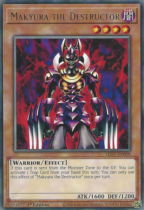 Makyura the Destructor - LED7-EN008 - Rare 