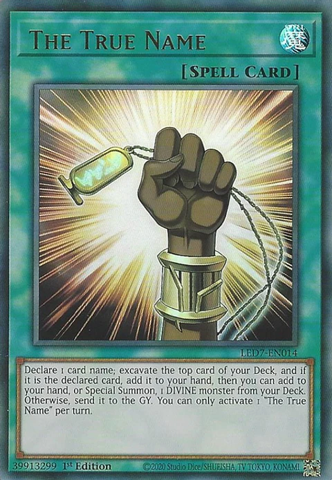 The True Name - LED7-EN014 - Ultra Rare