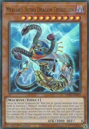 Meklord Astro Dragon Triskelion - LED7-EN016 - Ultra Rare 1