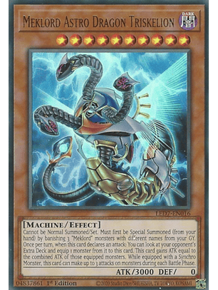 Meklord Astro Dragon Triskelion - LED7-EN016 - Ultra Rare