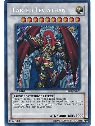 Fabled Leviathan - HA03-EN026 - Secret Rare