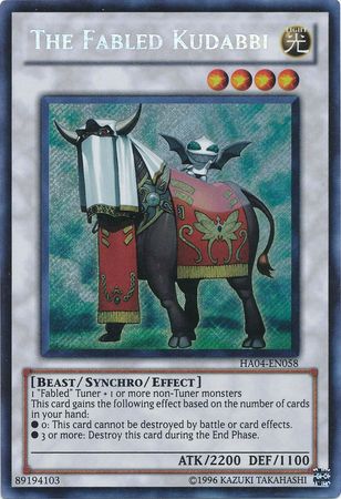 The Fabled Kudabbi - HA04-EN058 - Secret Rare 1