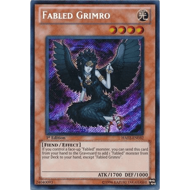 Fabled Grimro - HA02-EN032 - Secret Rare 