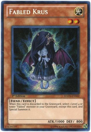 Fabled Krus - HA03-EN002 - Secret Rare 1