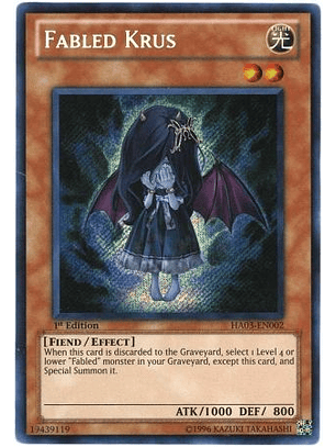 Fabled Krus - HA03-EN002 - Secret Rare