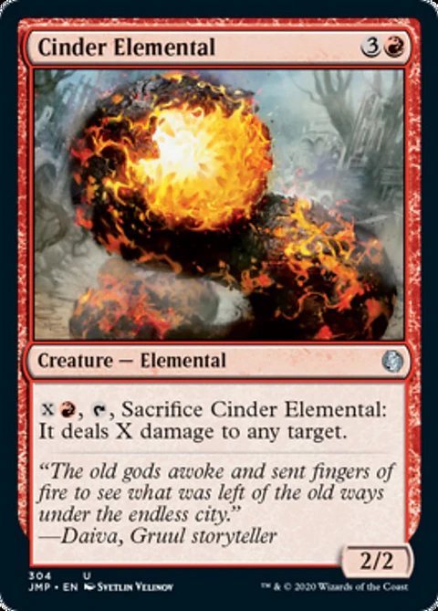 Cinder Elemental - JMP - U 