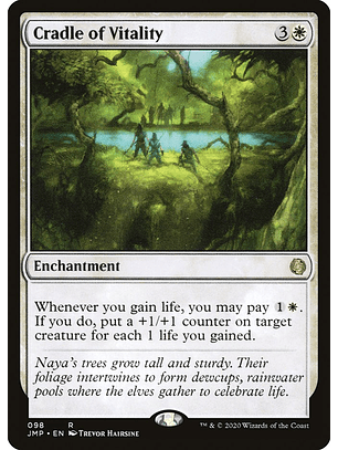 Cradle of Vitality - JMP - R 