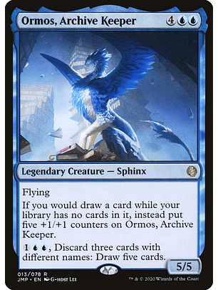 Ormos, Archive Keeper - JMP - R 