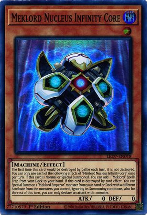 Meklord Nucleus Infinity Core - LED7-EN018 - Super Rare