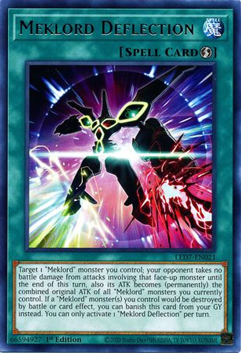 Meklord Deflection - LED7-EN021 - Rare