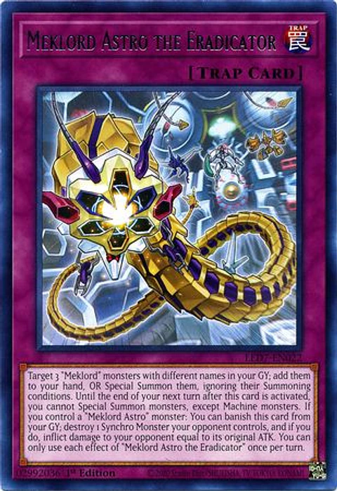 Meklord Astro the Eradicator - LED7-EN022 - Rare