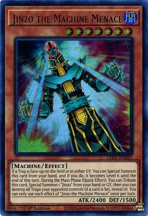 Jinzo the Machine Menace - LED7-EN031 - Ultra Rare