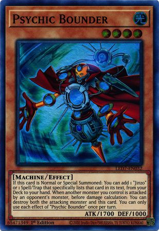 Psychic Bounder - LED7-EN032 - Super Rare 1