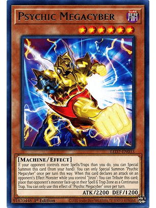Psychic Megacyber - LED7-EN033 - Rare