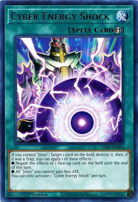 Cyber Energy Shock - LED7-EN034 - Rare