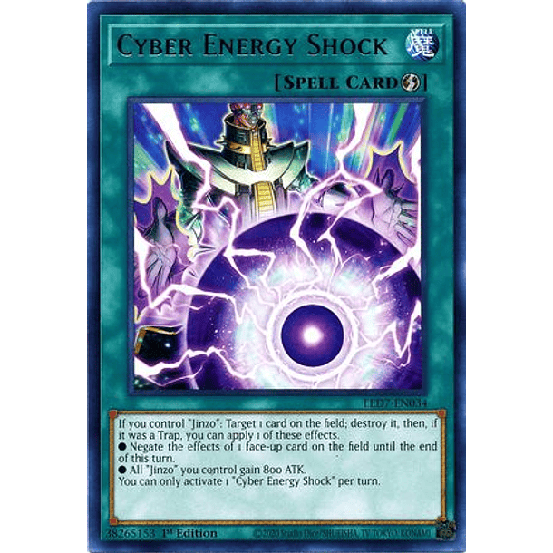 Cyber Energy Shock - LED7-EN034 - Rare