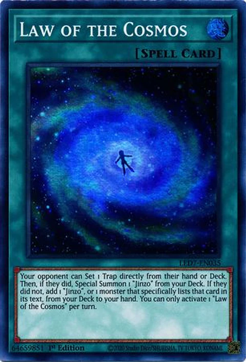 Law of the Cosmos - LED7-EN035 - Super Rare 