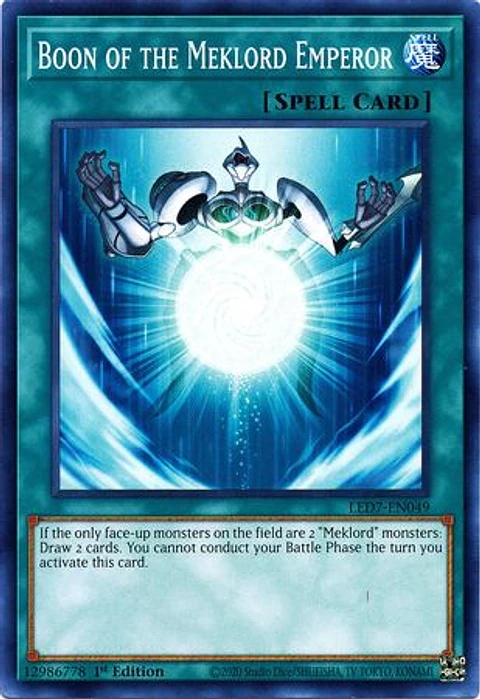 Boon of the Meklord Emperor - LED7-EN049 - Common