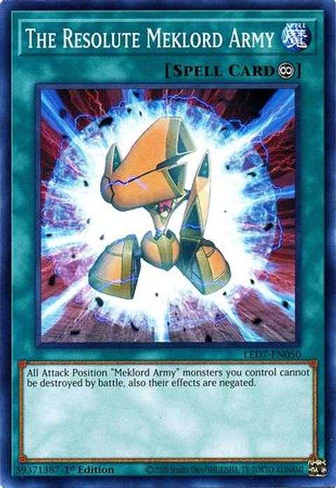 The Resolute Meklord Army - LED7-EN050 - Common
