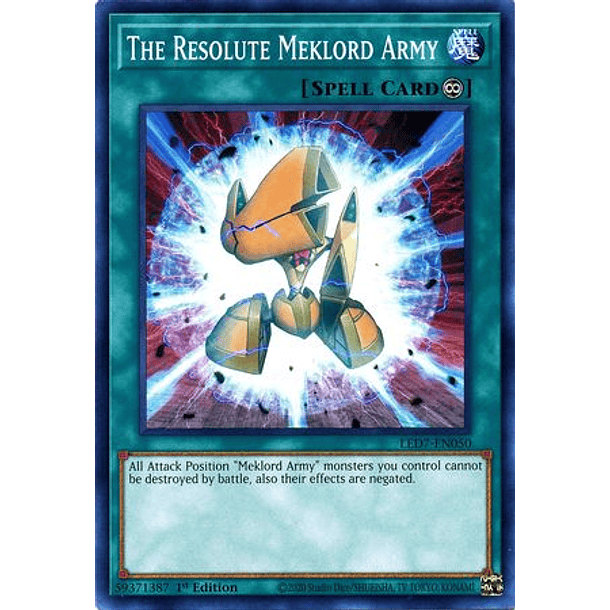 The Resolute Meklord Army - LED7-EN050 - Common