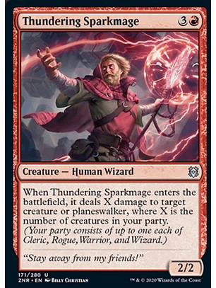 Thundering Sparkmage - ZNR - U 