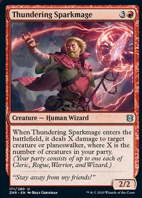 Thundering Sparkmage - ZNR - U 