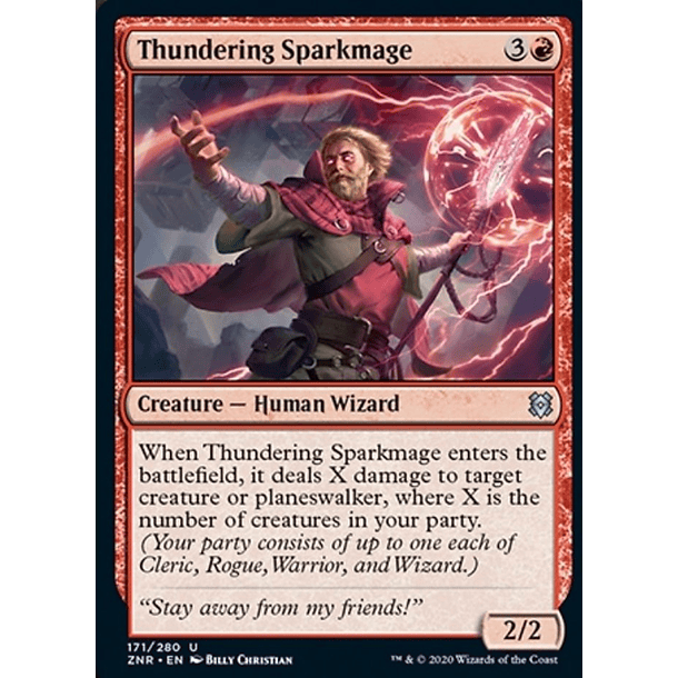 Thundering Sparkmage - ZNR - U 