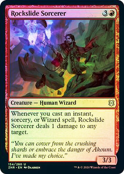 Rockslide Sorcerer - ZNR - U ★