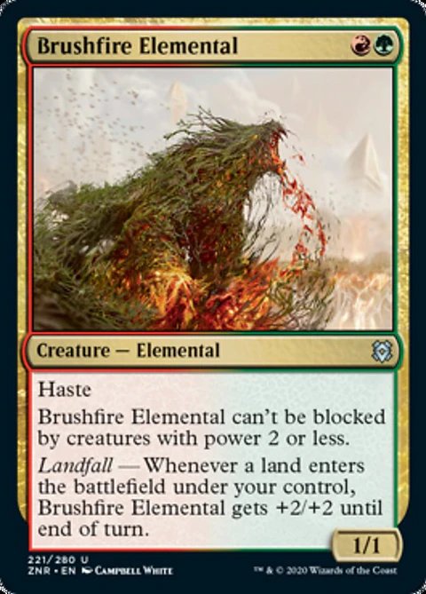 Brushfire Elemental - ZNR - U 