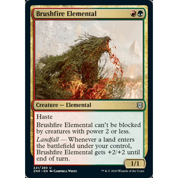 Brushfire Elemental - ZNR - U 