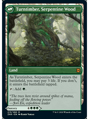 Turntimber Symbiosis // urntimber, Serpentine Wood - ZNR - M 