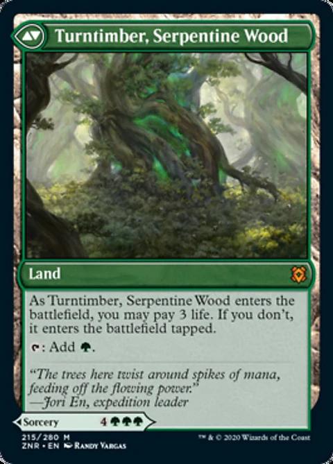 Turntimber Symbiosis // urntimber, Serpentine Wood - ZNR - M 