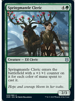 Springmantle Cleric - ZNR - U